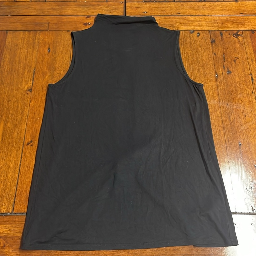 Aritzia babaton open back sleeveless black turtleneck